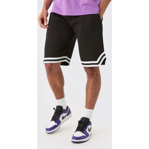 Tall - Short de basket en jersey à bandes contrastantes - L - Boohooman - Modalova