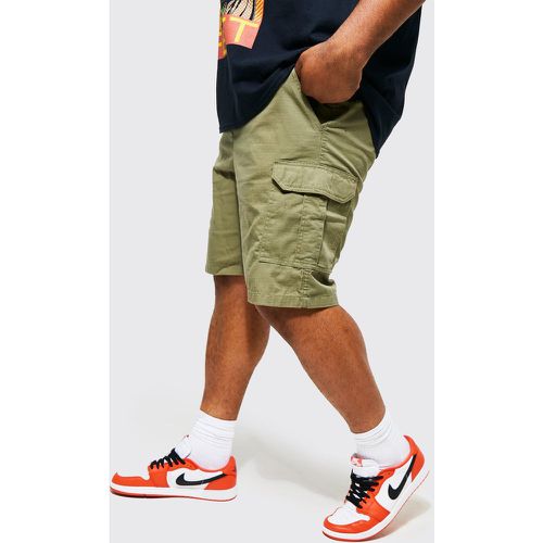 Grande taille - Short cargo à taille élastique - XXXXL - Boohooman - Modalova