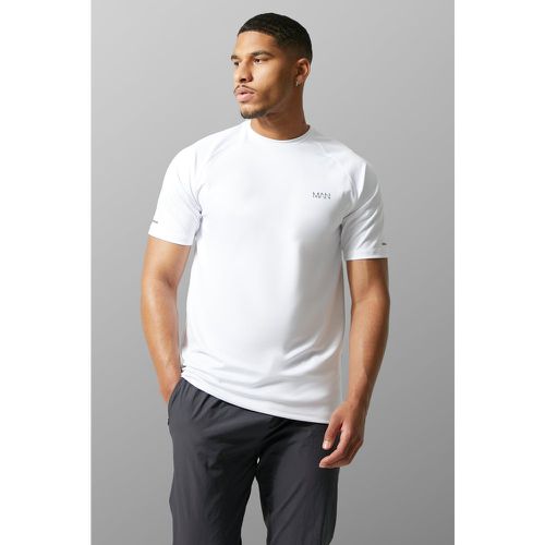 Tall - T-shirt de sport à manches raglan - MAN Active - S - Boohooman - Modalova