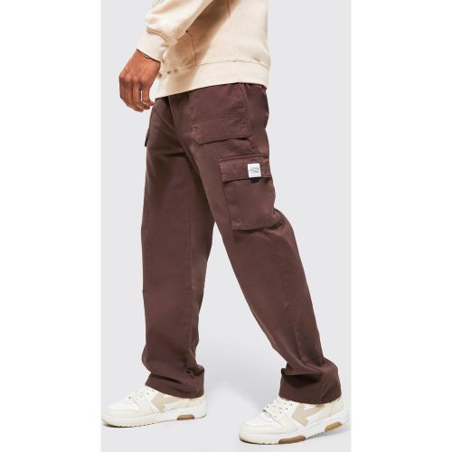 Jogging cargo ample à ceinture - S - Boohooman - Modalova