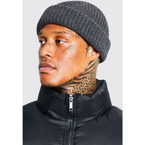 Bonnet côtelé - ONE SIZE - Boohooman - Modalova