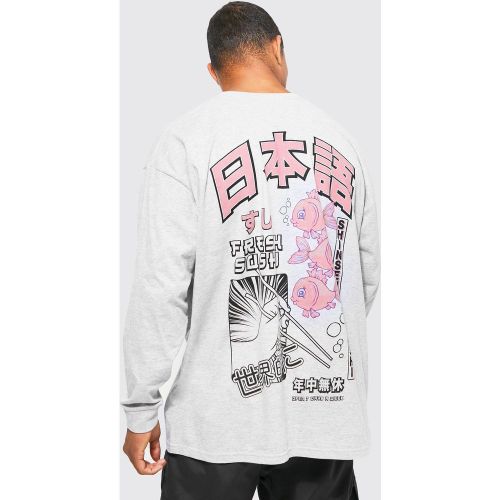 T-shirt oversize imprimé sushi - L - Boohooman - Modalova