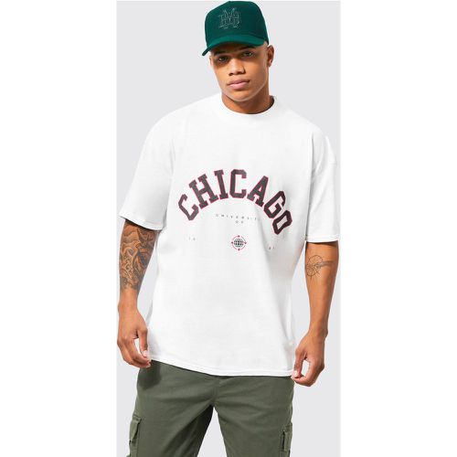 T-shirt oversize Chicago - M - Boohooman - Modalova