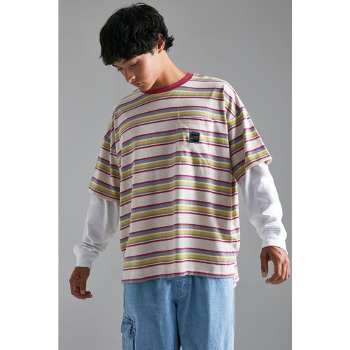 T-shirt oversize à manches longues - Ofcl - XL - Boohooman - Modalova