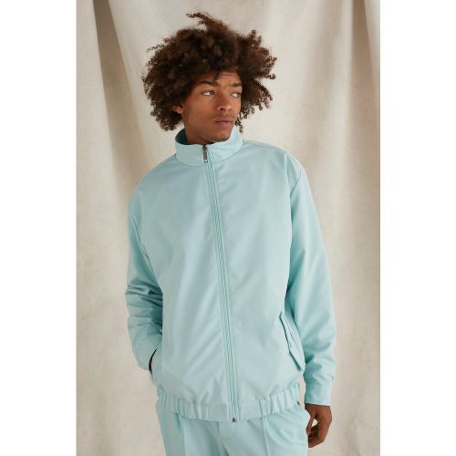 Veste oversize à col montant - S - Boohooman - Modalova