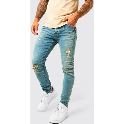 Jean skinny déchiré - 28R - Boohooman - Modalova