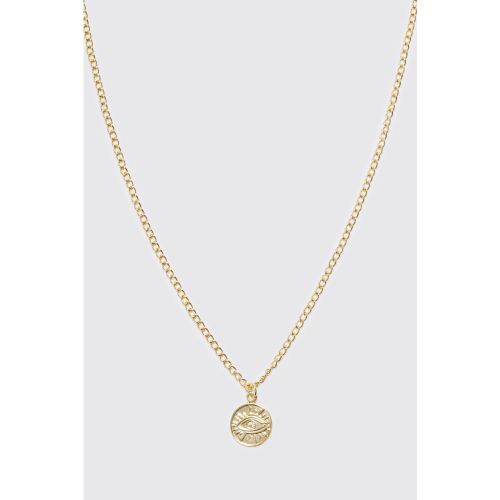 Collier à pendentif œil - ONE SIZE - Boohooman - Modalova