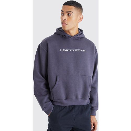 Sweat à capuche oversize imprimé homme - S - Boohooman - Modalova