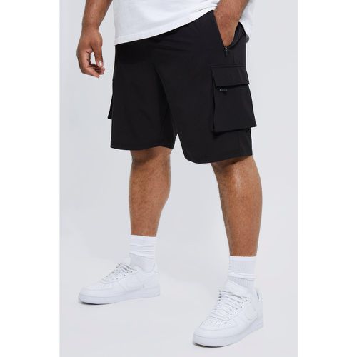 Grande taille - Short cargo à taille élastiquée - XXXXL - Boohooman - Modalova