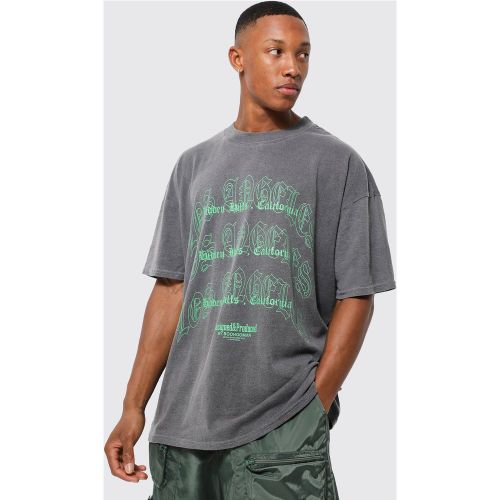 T-shirt oversize imprimé - L - Boohooman - Modalova