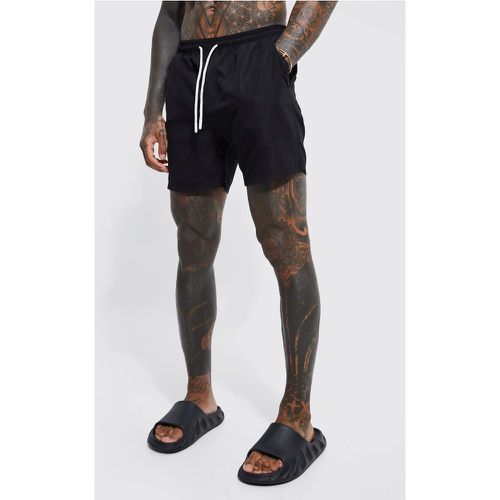 Short de bain basique mi-long - S - Boohooman - Modalova