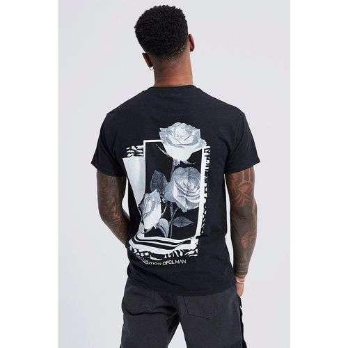 T-shirt à imprimé rose - XS - Boohooman - Modalova