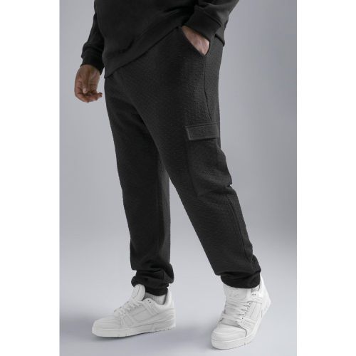Grande taille - Jogging cargo texturé - XXXXXL - Boohooman - Modalova