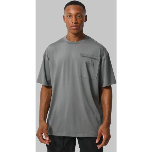 T-shirt de sport oversize performance - MAN Active - L - Boohooman - Modalova