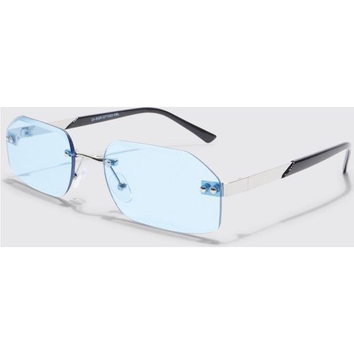 Lunettes de soleil rectangulaires - ONE SIZE - Boohooman - Modalova