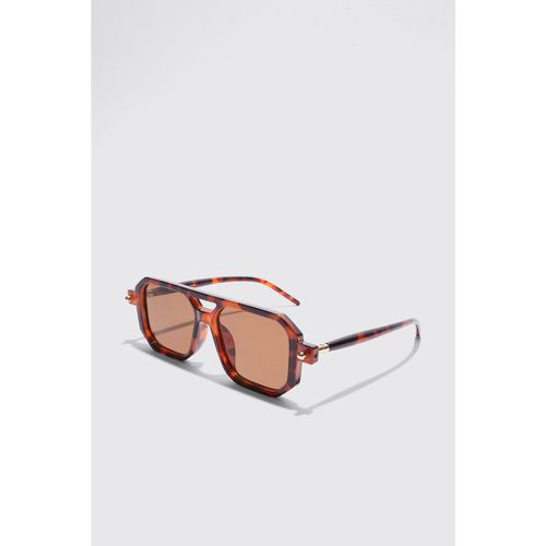 Lunettes de soleil navigateur - ONE SIZE - Boohooman - Modalova