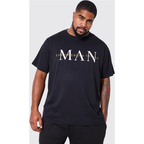 Grande taille - T-shirt cintré à logo - MAN - - XXXL - Boohooman - Modalova