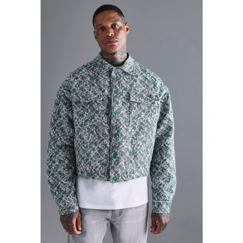 Veste texturée en jacquard - S - Boohooman - Modalova