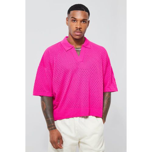 Polo ample à manches courtes - L - Boohooman - Modalova