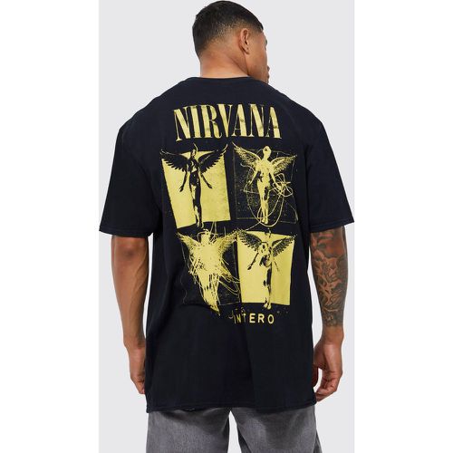 T-shirt oversize officiel Nirvana - Boohooman - Modalova