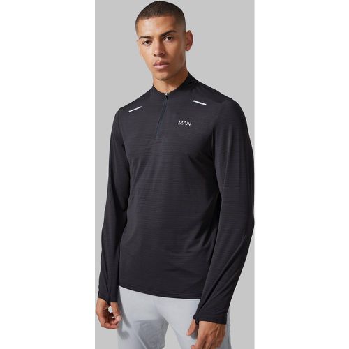 Top de sport léger zippé performance - MAN Active homme - M - Boohooman - Modalova