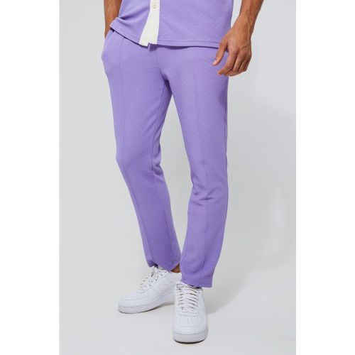 Pantalon texturé en jersey - M - Boohooman - Modalova