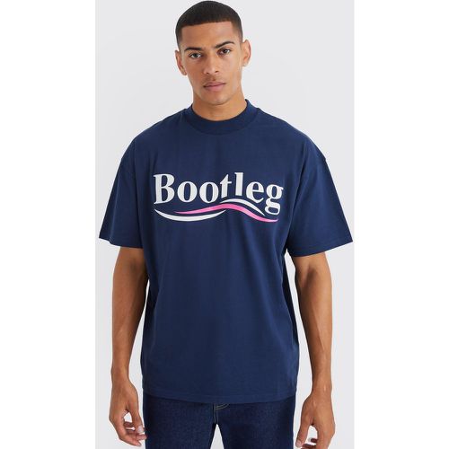 T-shirt oversize épais à slogan Bootleg - Boohooman - Modalova