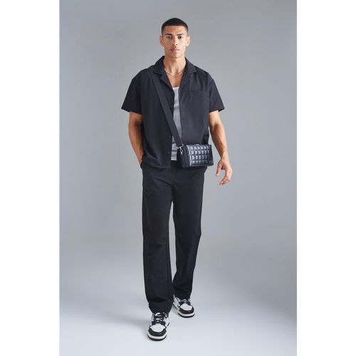 Ensemble technique avec chemise et pantalon - S - Boohooman - Modalova