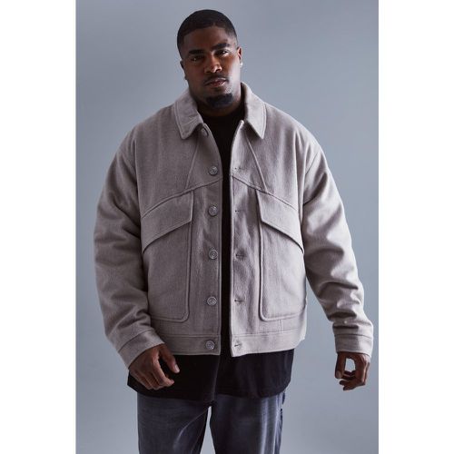 Grande taille - Veste Harrington matelassée - XXL - Boohooman - Modalova