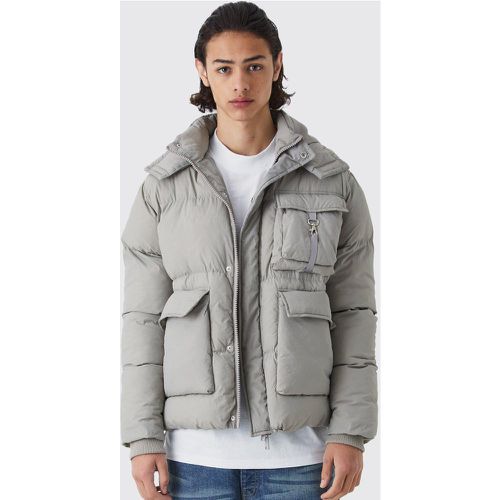 Parka oversize utilitaire homme - S - Boohooman - Modalova