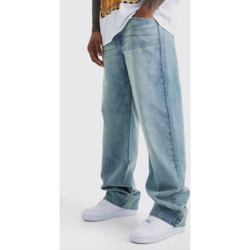 Jean baggy rigide - 28S - Boohooman - Modalova