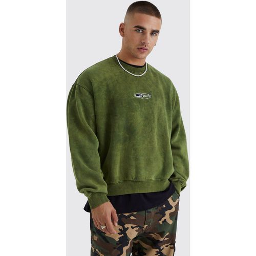 Sweat oversize délavé - Ofcl - XL - Boohooman - Modalova