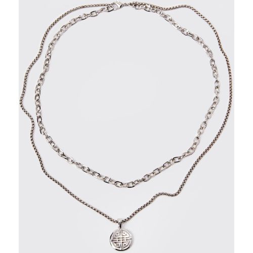 Collier à pendentif - ONE SIZE - Boohooman - Modalova