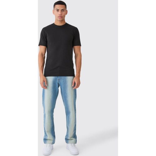 T-shirt ras-du-cou basique - L - Boohooman - Modalova