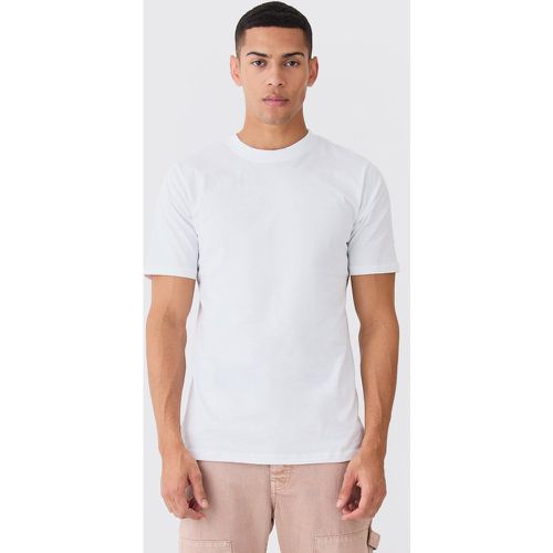 T-shirt ras-du-cou basique - S - Boohooman - Modalova