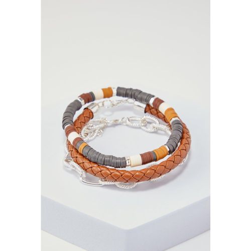 Lot de bracelets et chaîne - ONE SIZE - Boohooman - Modalova