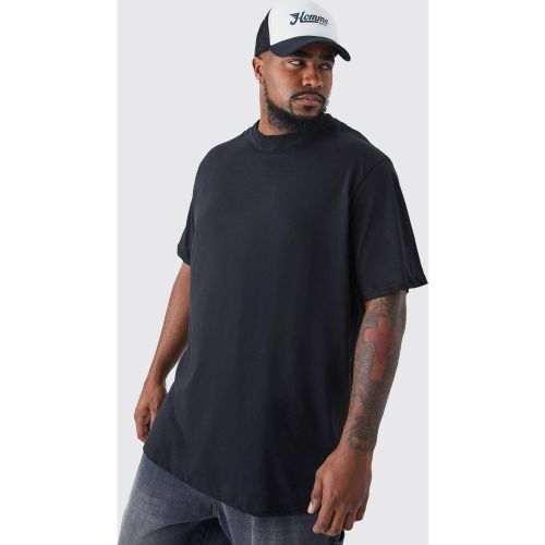 Grande taille - T-shirt ample long à col rond - XXXL - Boohooman - Modalova