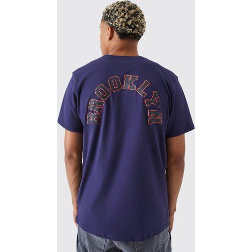 Tall - T-shirt vintage à slogan Brooklyn - Boohooman - Modalova