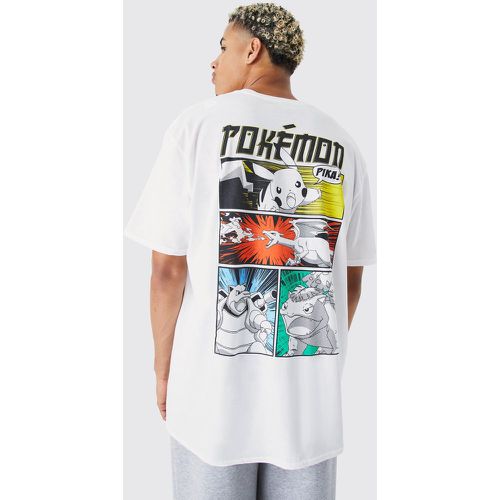 T-shirt oversize imprimé Pokémon - XS - Boohooman - Modalova