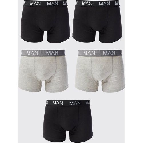 Lot de 5 boxers colorés - MAN - S - Boohooman - Modalova