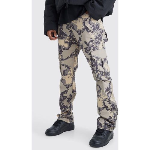 Pantalon cargo slim à imprimé camouflage - Boohooman - Modalova