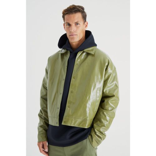 Tall - Veste Harrington ample - L - Boohooman - Modalova