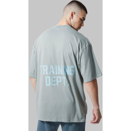 Tall - T-shirt de sport oversize à slogan Training Dept - Boohooman - Modalova