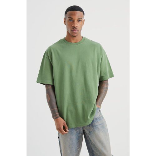 T-shirt oversize texturé - S - Boohooman - Modalova