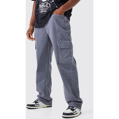 Pantalon cargo ample surteint - 30 - Boohooman - Modalova