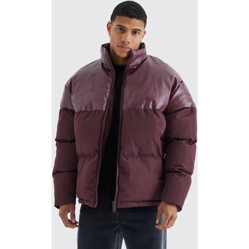 Doudoune oversize et nylon - S - Boohooman - Modalova