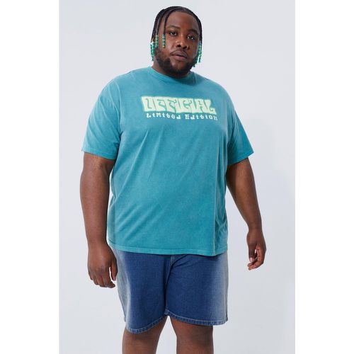 Grande taille - T-shirt oversize surteint - Official - XXL - Boohooman - Modalova