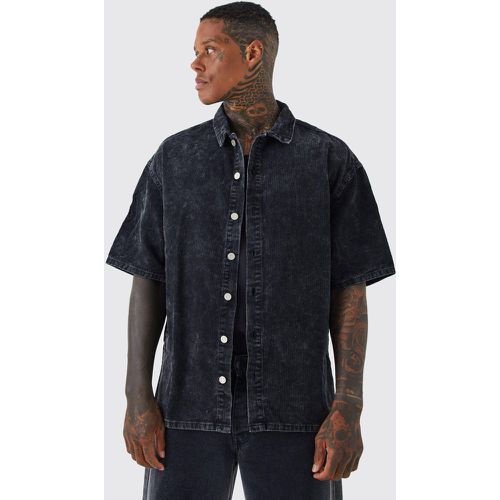 Chemise oversize délavé - S - Boohooman - Modalova