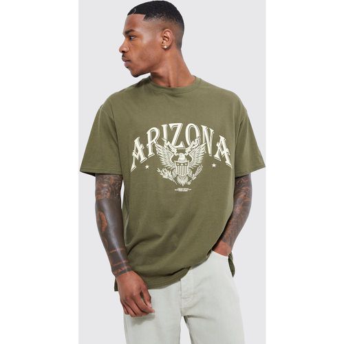 T-shirt oversize imprimé Arizona - Boohooman - Modalova