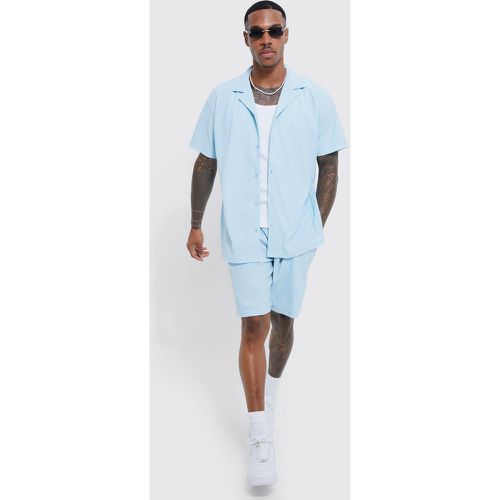 Ensemble oversize côtelé ample avec short - M - Boohooman - Modalova